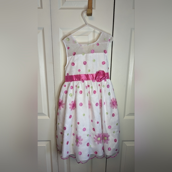 Jona Michelle sz8 pretty tulle & lined fit & flare party dress EUC - Picture 4 of 4